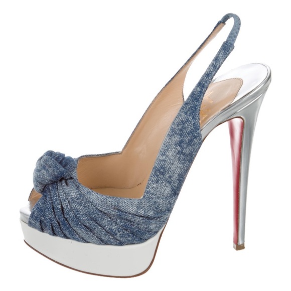 Christian Louboutin Tartan Jenny Slingback 150 Pumps 36.5  Christian Louboutin Jenny 150 pumps